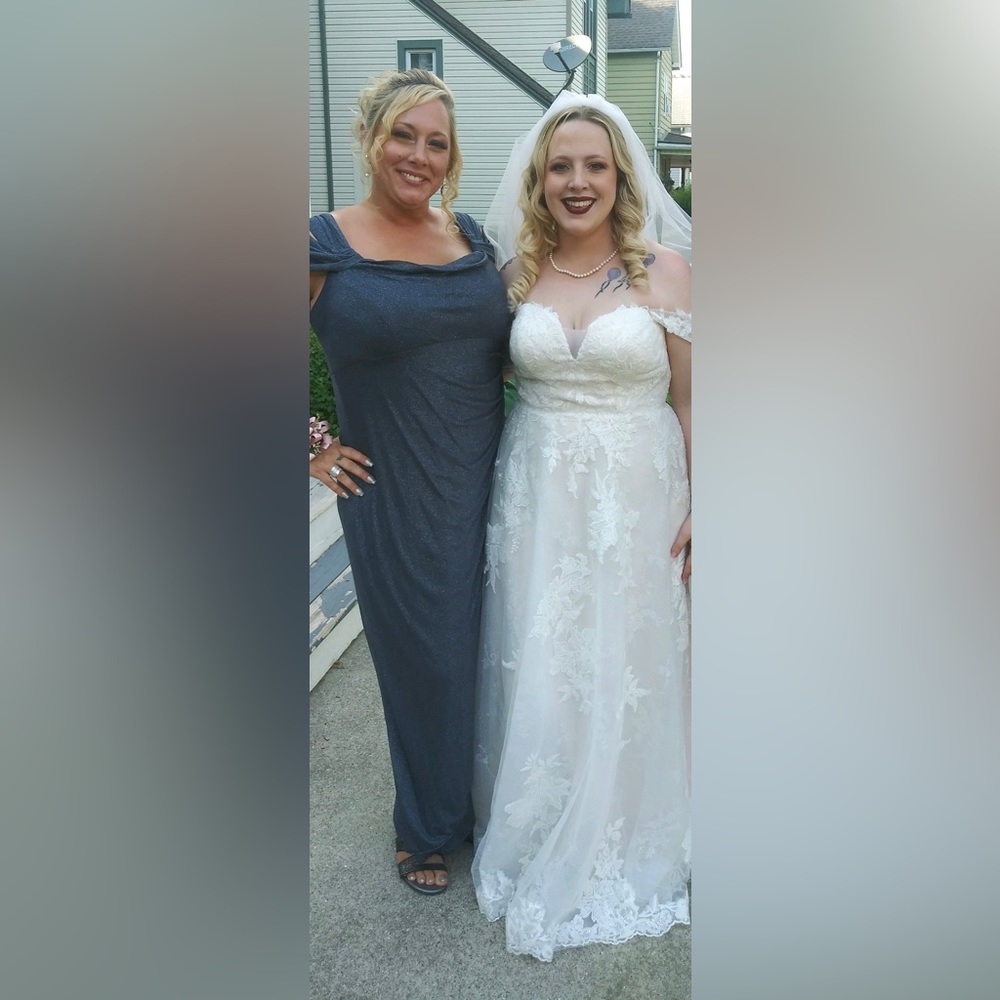 Beautiful gown was Mother of Bride dress worn once